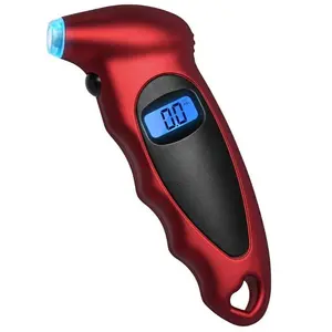 Car LCD Tire Pressure Gauge, High Precision Digital Display, Backlit Easy Reading, Durable Design, Essential for Safe Driving, Automotive Vehicle Tool