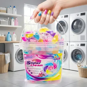 VIROSIX-IN-1 LAUNDRY DETERGENT PODS, Household Laundry Detergent, 10g Heavy-Duty Concentrated Capsules, 72H Long-Lasting Fragrance, Ultra Stain Remover, Scented Laundry, Travel & Family Pack (10/30/60 Counts)