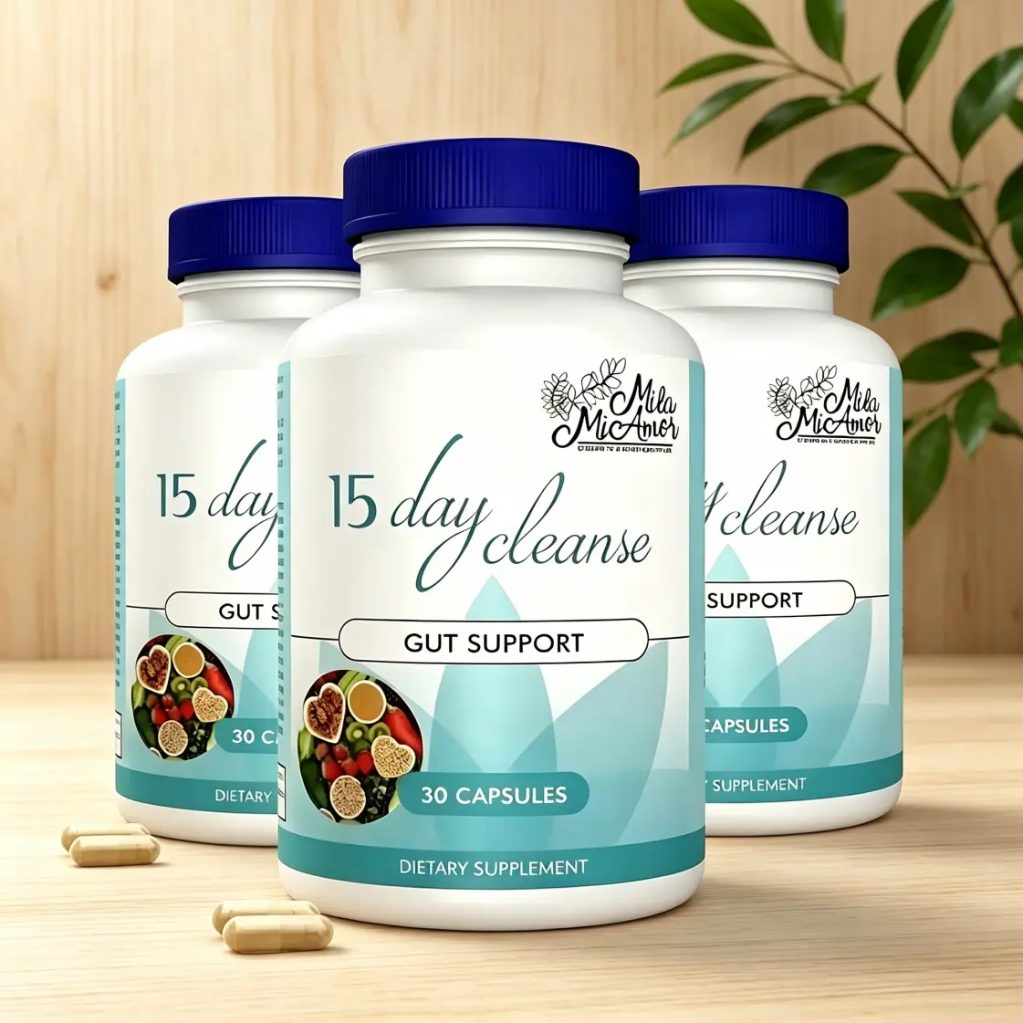 You Need  Mila McAnner Advanced Gut Colon Cleanse 15 Day Supply, Caffeine Free Non-GMO Supplement Capsules Formulated with Senna, Cascara Sagrada & Psyllium Husk, 30 Count