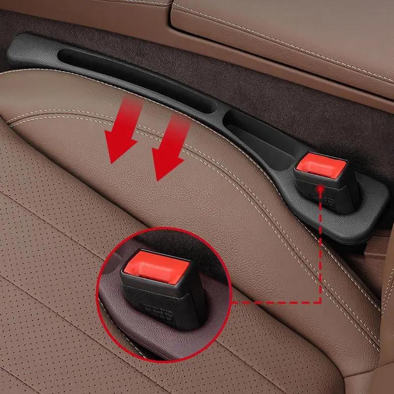 Car Seat-gap Filler Organizer, Waterproof Automotive Seat-gap Plug Strip, Grooves Seat-gap Storage Holder, Auto Interior Accessories, Car Items, Car Accessories, Car Console Organizer