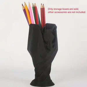 Gothic Bat Shaped Desktop Storage Box, Multifunctional Vase, Makeup Organizer, Pen Holder, Eco-Friendly Creative Gift for Graduation Halloween