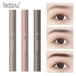 FEOTZNW  3-pcs of smooth and pigmented eyebrow pencils, long-lasting waterproof eyebrow tint. Makeup Cosmetic Caramel + Gray Brown + Dark Brown