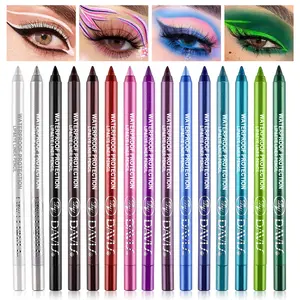 Matte & Metallic Glitter Eyeliner Set - Multi-Function Eye Shadow & Lip Liner Pencils, Smooth Creamy Blendable Eye Makeup Kit for Novices & Professionals