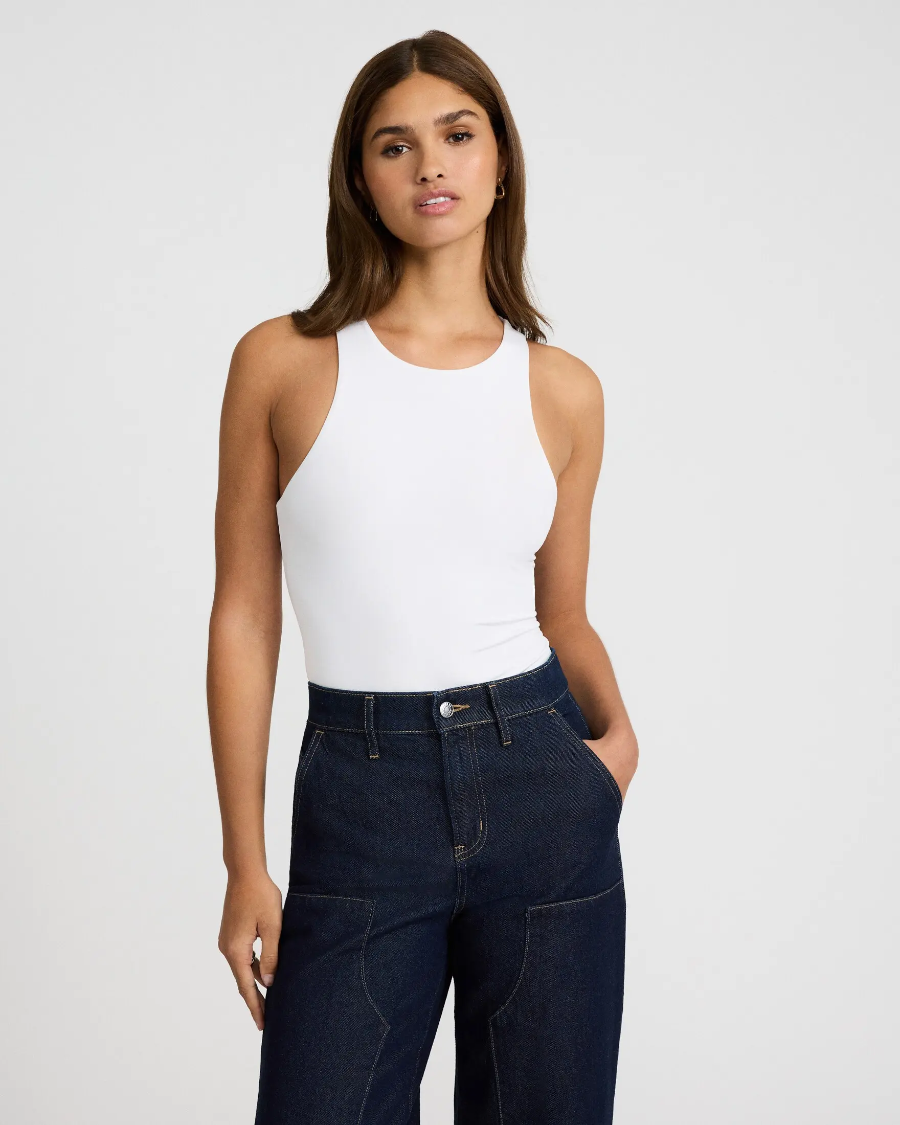 Express Body Contour Compression High Neck Bodysuit