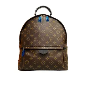 Pre-owned Louis Vuitton · Travel Bags Palm Springs backpack in monogrammed calfskin, medium size.