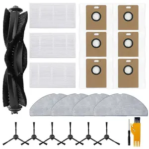 For Tapo RV30 Max Plus / RV20 Max Plus Robot Vacuum Replacement Accessory Pack[TS2]
