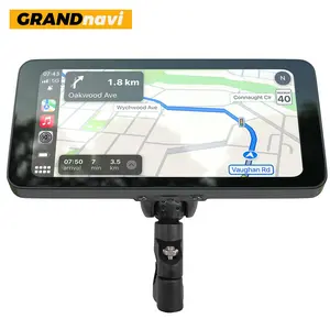 6.5 Inch Motorcycle Smart Screen, Touch Screen Portable Android Auto Bluetooth-compatible Anti-theft Waterproof GPS Navigation, Touchscreen GPS Navigation