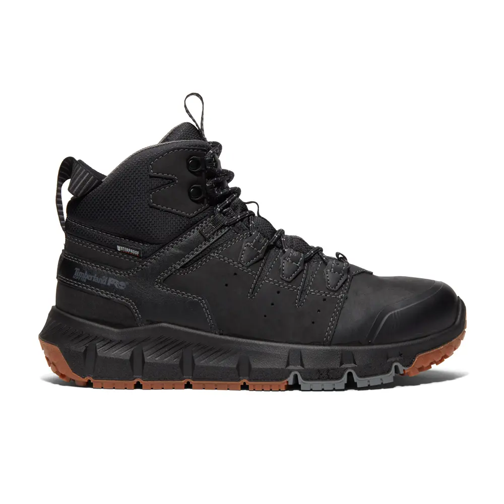 Timberland Pro Mens Tempe 6 Inch Waterproof Electrical Hazard Soft Toe  Work/Duty - Black