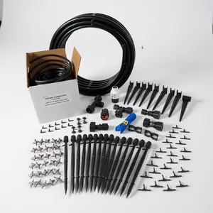 Patio & Potted Plant Drip Kit w/30 ADJ Drip/Spray Stakes