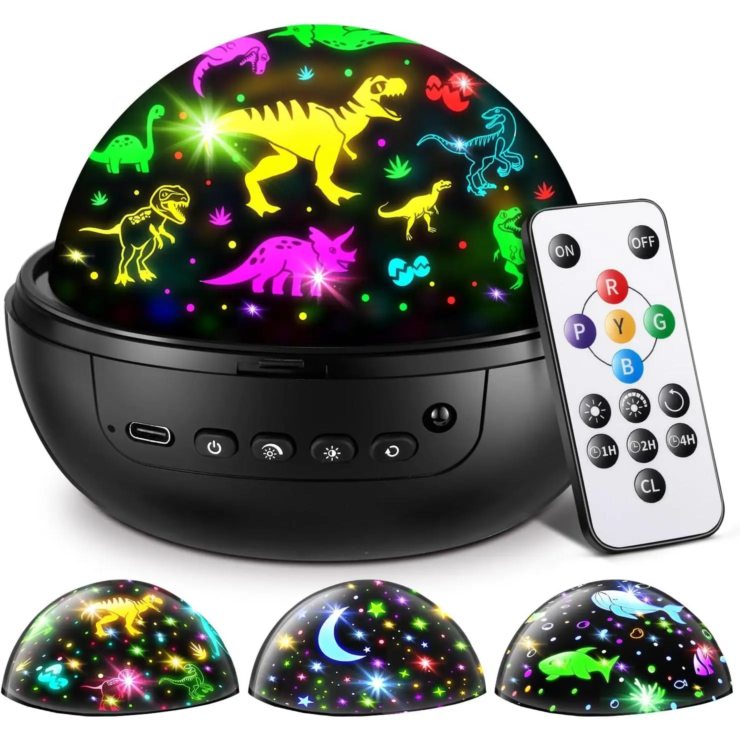BY X-PJTA09 Starry Galaxy Projector Night Light for Kids - 3 Films (Star, Mermaids), 93 Lighting Modes, Remote Control, 360° Silent Rotation, 3 Brightness Levels, Auto Timer, USB Power, 24-Month Use, Bedroom Decor, Ideal Playtime Gift