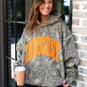 PUFF 'Catch Me Inside' Camo Hideaway Hoodie