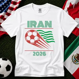 Iran Soccer Shirt, Iranian Fan Tee, Vintage Retro Football Gift, 2026 Game Day