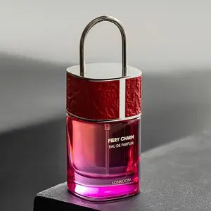 LONKOOM FORBIDDEN DARKNESS FIERY CHARM PINK TEMPTATION EAU DE PARFUM 50ML Long lasting fragrance for women and men Perfume Ambers Tuberose