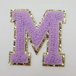 Varsity Letter Patch M - Lavender