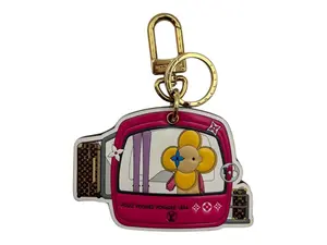 Pre-owned Louis Vuitton LEATHER Bag Accessories VIVIENNE BAG CHARM