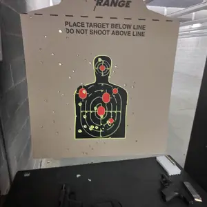 VIGEROSO 20-30pcs Large-Scale Human Silhouette Adhesive Targets, 9.5"x14.5" High-Visibility Reactive Splatter Glow Fluorescent Paper, for Accurate Range Training, Universal Fit Hunting & Outdoor Survival Tools