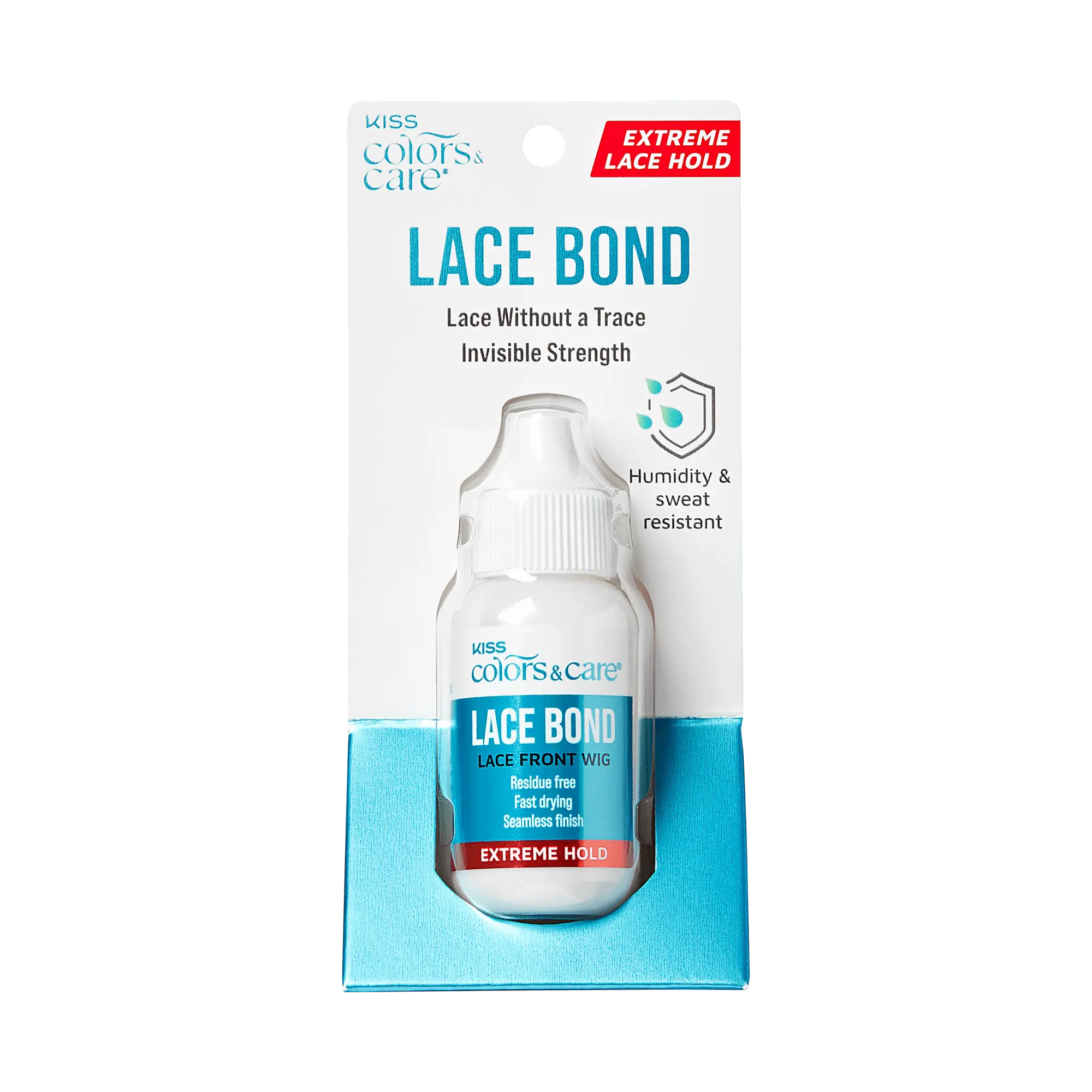 Kiss Colors & Care Lace Bond Glue | Extreme Hold, Lace Front Wig Adhesive Glue, Wig Glue, Hair Care