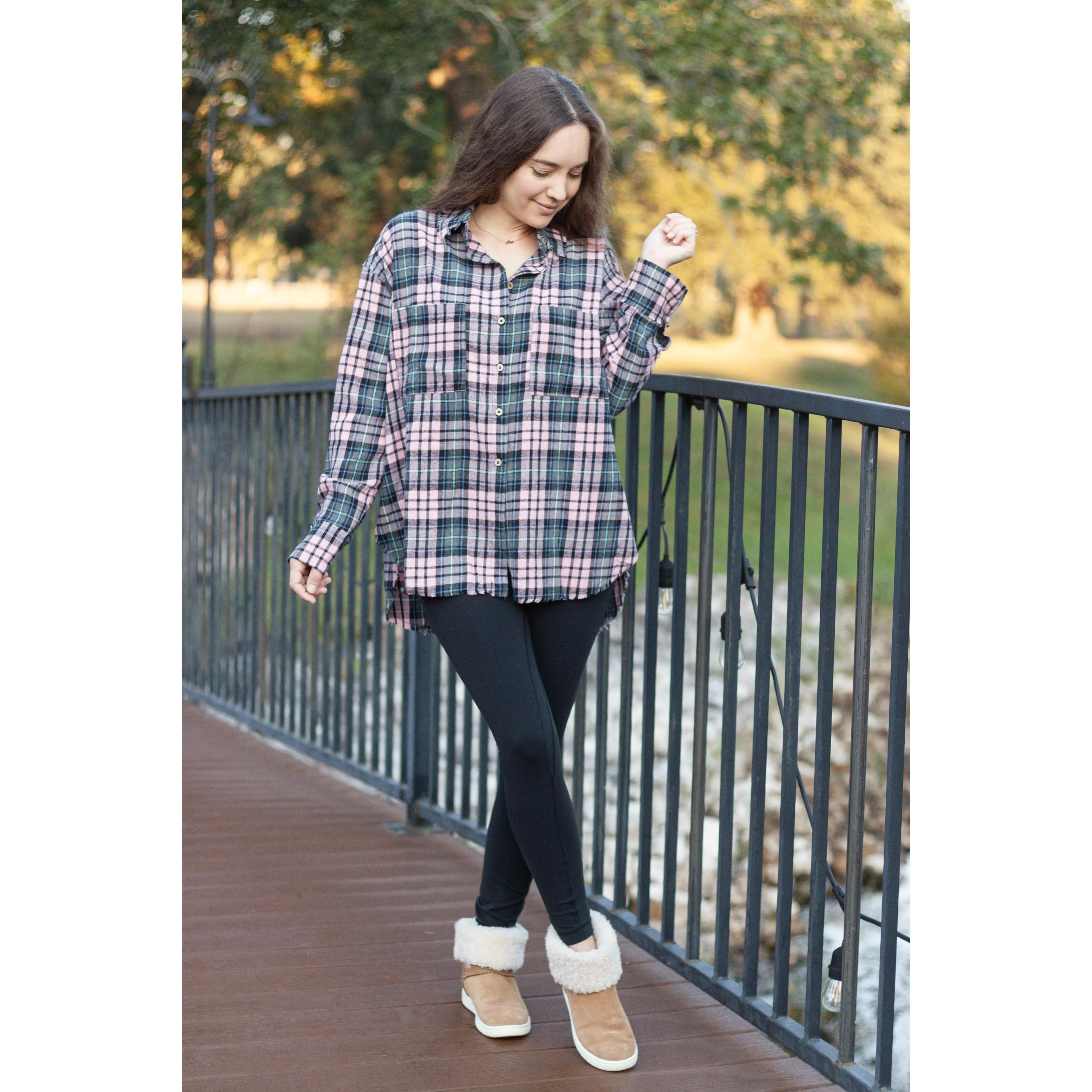 Pink Plaid Flannel