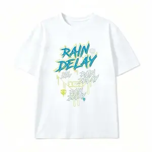 "Rain Delay" Graffiti Drip Graphic T-Shirt | Streetwear Hip Hop Tee