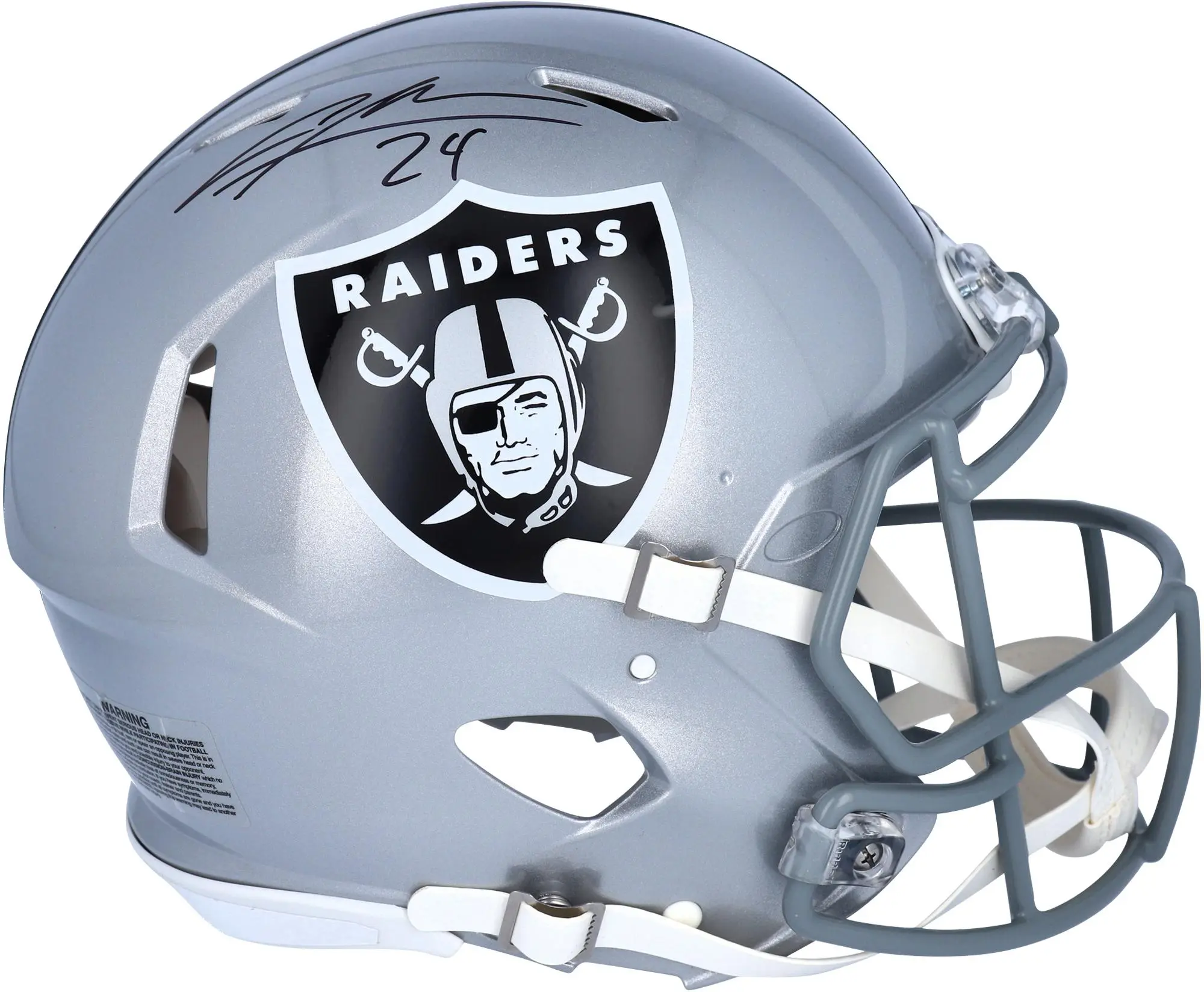 Charles Woodson Oakland Raiders Autographed Riddell Speed Authentic Helmet - Fanatics Authentic Certified