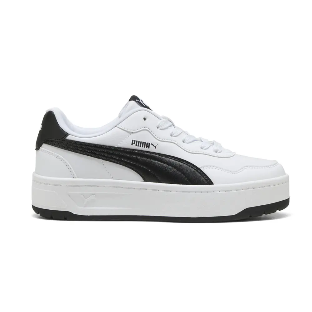 PUMA Womens Court Lally Skye Lace Up Sneakers Shoes Casual - White