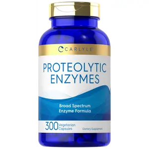 Carlyle Proteolytic Enzymes | 300 Capsules | Systemic Broad Spectrum Supplement | Vegetarian, Non-GMO & Gluten Free Formula