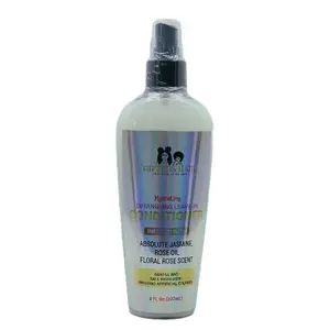 Organic Hydrating Leave-In Conditioner Spray, Hydrating Heat Protectant Milky Formula, Anti-Frizz Dry Hair Solution (Pack Included), Moisturizer, Hydrate