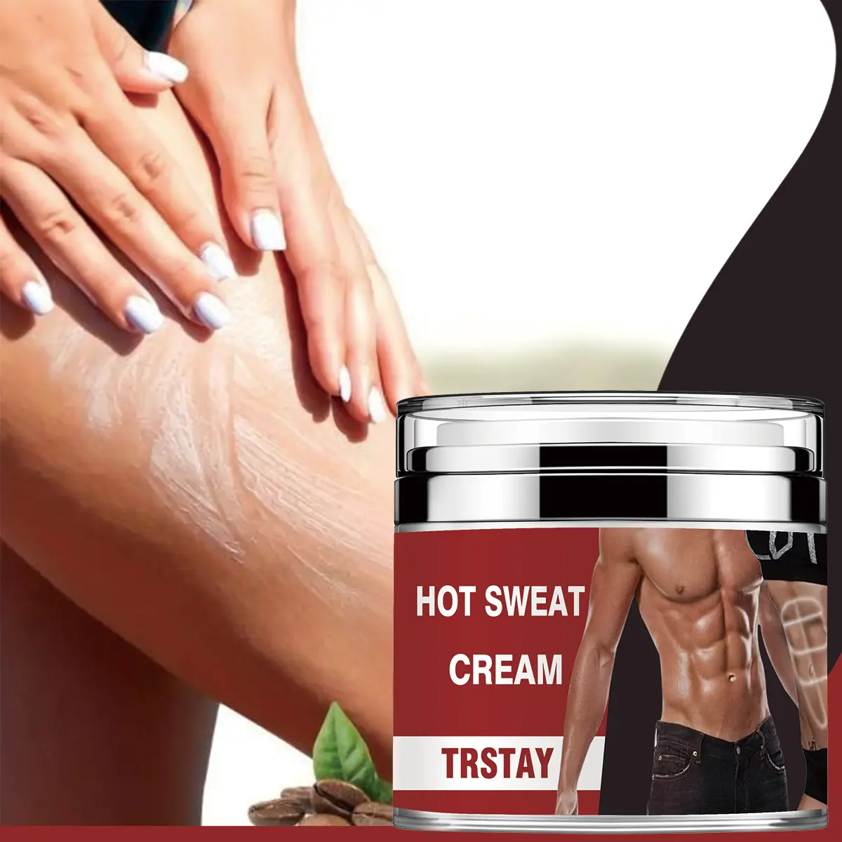TRSTAY Hyaluronic Hot Sweat Cream - All Skin Types, Long-Lasting Hydration, Even Skin Tone, Nourishing Skincare Moisturizer, Hydrate