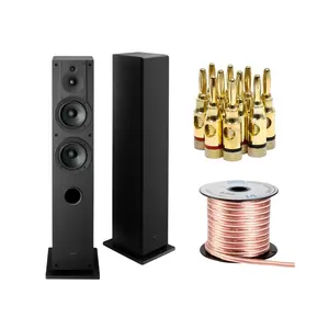 SS-CS3M2 3-Way Floorstanding Single Speaker System (Black) Bundle for Sony