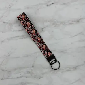 Horror Movie Inspired Freddy Krueger Wristlet Mini Lanyard