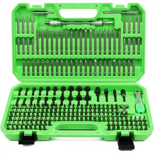 232-Piece Ultimate Screwdriver Bit Set, Cr-V Impact Screwdriver Bit Set, Including Safety Bits, Nutdrivers, Ratchet Wrench, and Bit Holder