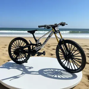 New Alloy Bicycle Model, Realistic Mountain Bike, Road Bike, Desk Ornament, Figurine, Party Gift, Birthday Present, Valentine's Day Small Gift, Decoration Items