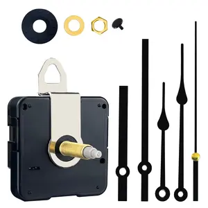 1 Set 31mm Quartz Long Shaft Clock Movement DIY Wall Clock Movement Mechanism Clock Repair Kit Replacement (Shaft Length 1-1/5 inch,2 Pair Hands),Hand Tools Kits