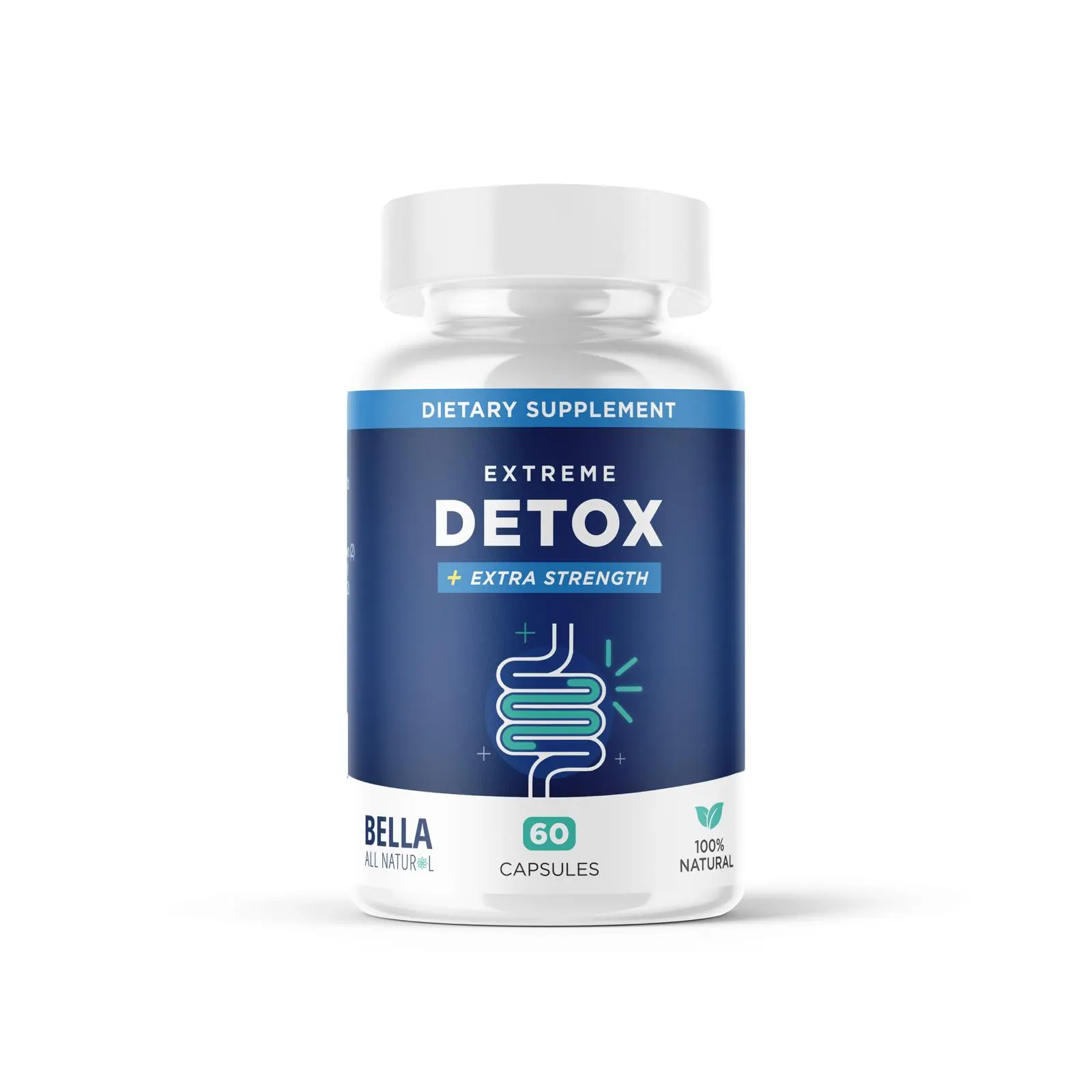 Bella All Natural Colon Cleanse Capsules, 60ct