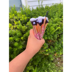 Glitter Glam Makeup Brushes