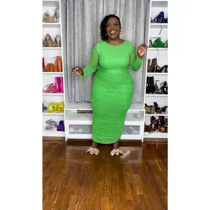 Blazing Green Dress