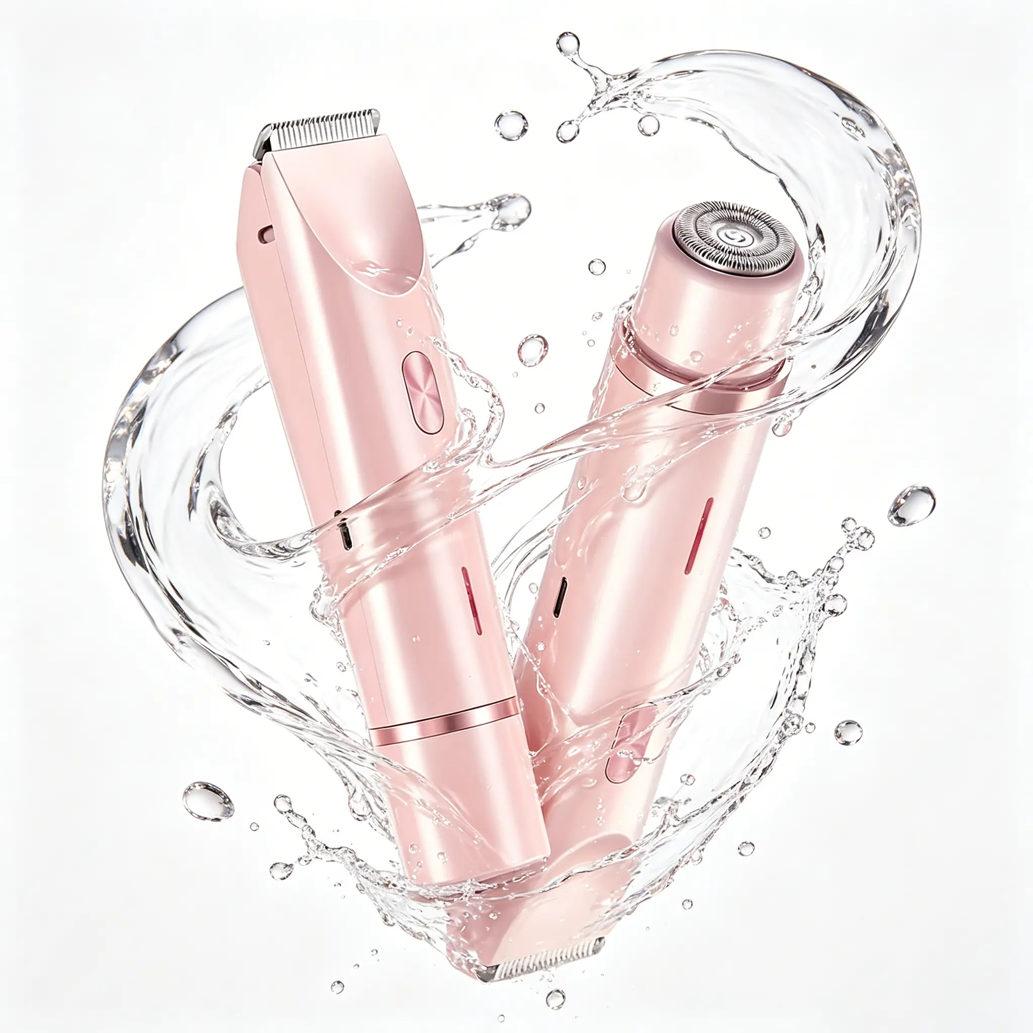 Rechargeable Bikini Trimmer for Women, Dual-Head Electric Shaver for Painless & Smooth Hair Removal, Lightweight & Water-Resistant for Daily Use