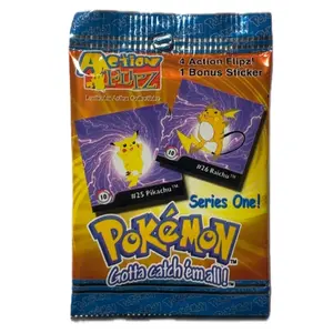 Artbox Pokémon Action Flipz Series One Edition Booster Pack - Includes 4 Action Flips & 1 Sticker - Lenticular Collectible Series