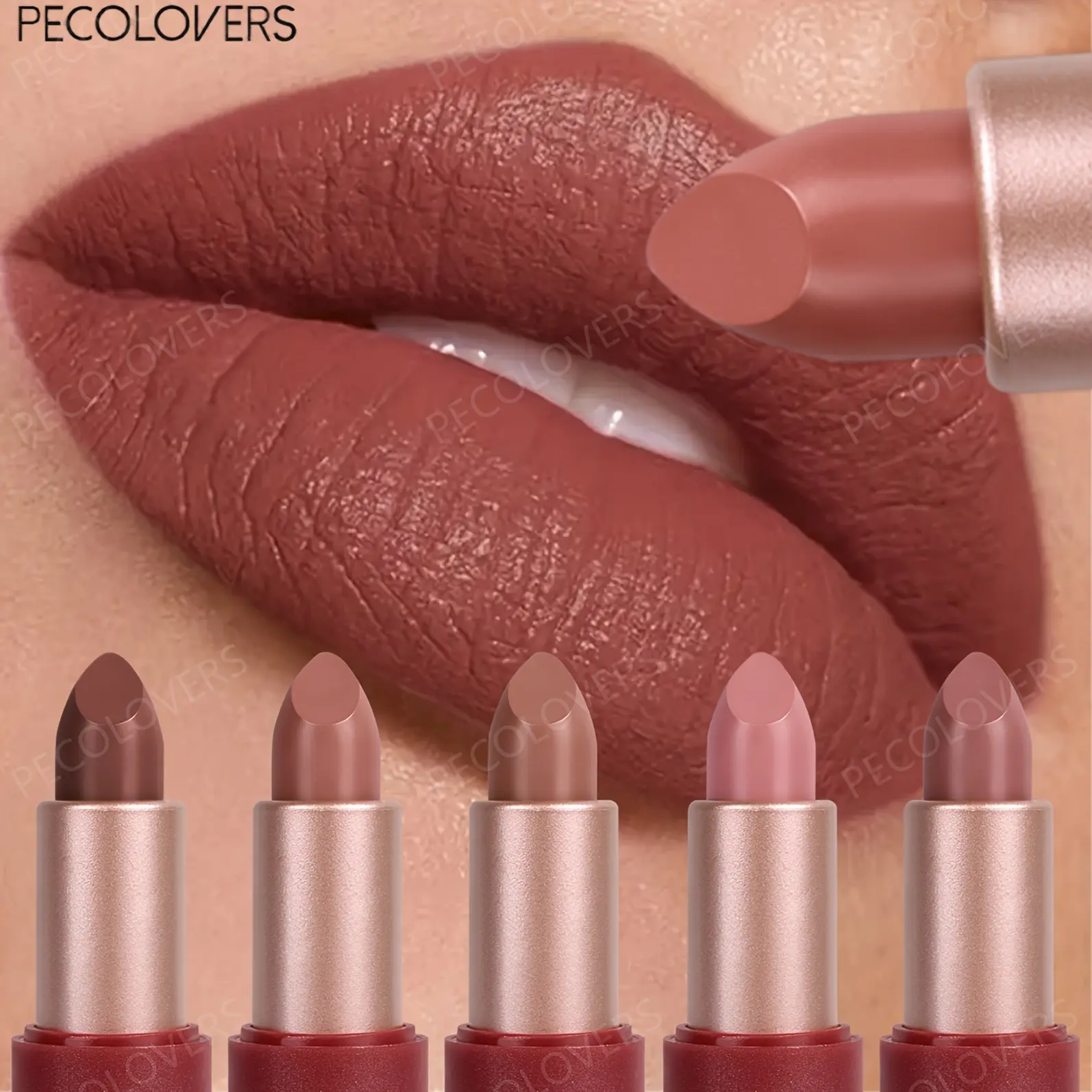 1Pc Red Series Lipstick - Velvet Lip Color, Long-Lasting For Party & Daily Wear, Red And Cherry Red, Lip Cosmetic, Makeup, Lip Products Makeup, Matte lipstick