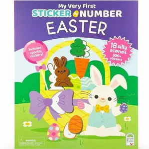 My Very First Sticker by Number Easter - Sticker Activity Book for Kids with Pull Paperback – Sticker Book, November 29, 2022