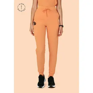 High Waisted Joggers Cantaloupe