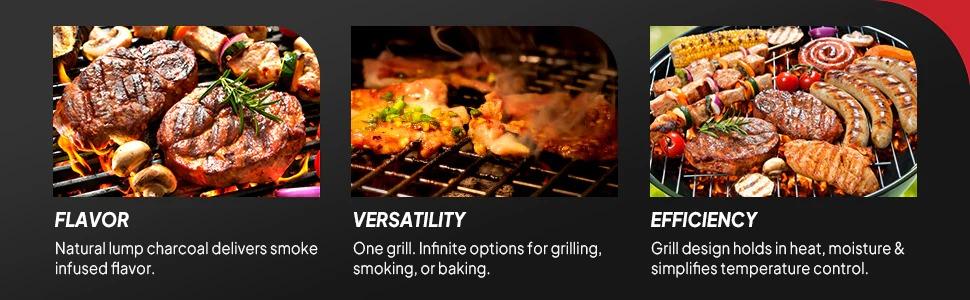 [TOP RATED - FLASH SALE] ROVSUN 1600W Vertical Electric Grill with Cover Red