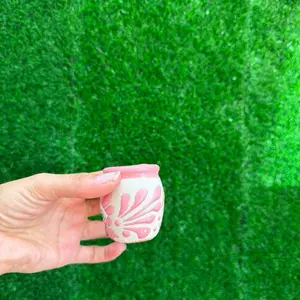 Engove Tequilero Relieve Tarrito Rosa Blanco Sets. (Cielito Lindo).