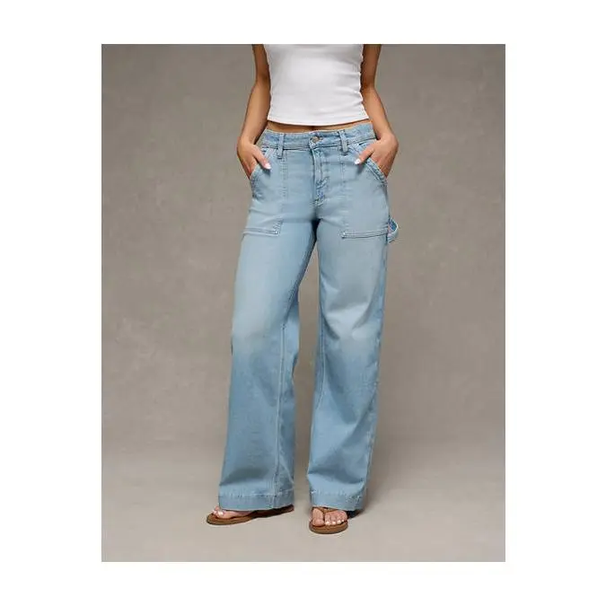 AE Super High-Waisted Baggy Wide-Leg Jean