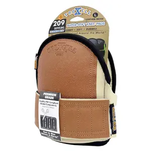 TROXELL USA SuperSoft Leatherhead Kneepads - (Large Size / Bagged in Pairs)