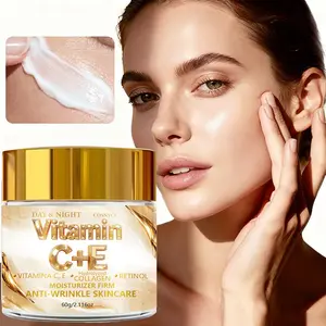 Five-In-One Cream, 60g, Unscented, Low Allergenicity, Hydrating, Hyaluronic Acid, Collagen, Retinol, Vitamin C & E, Suitable for All Skin Types, Moisturizer