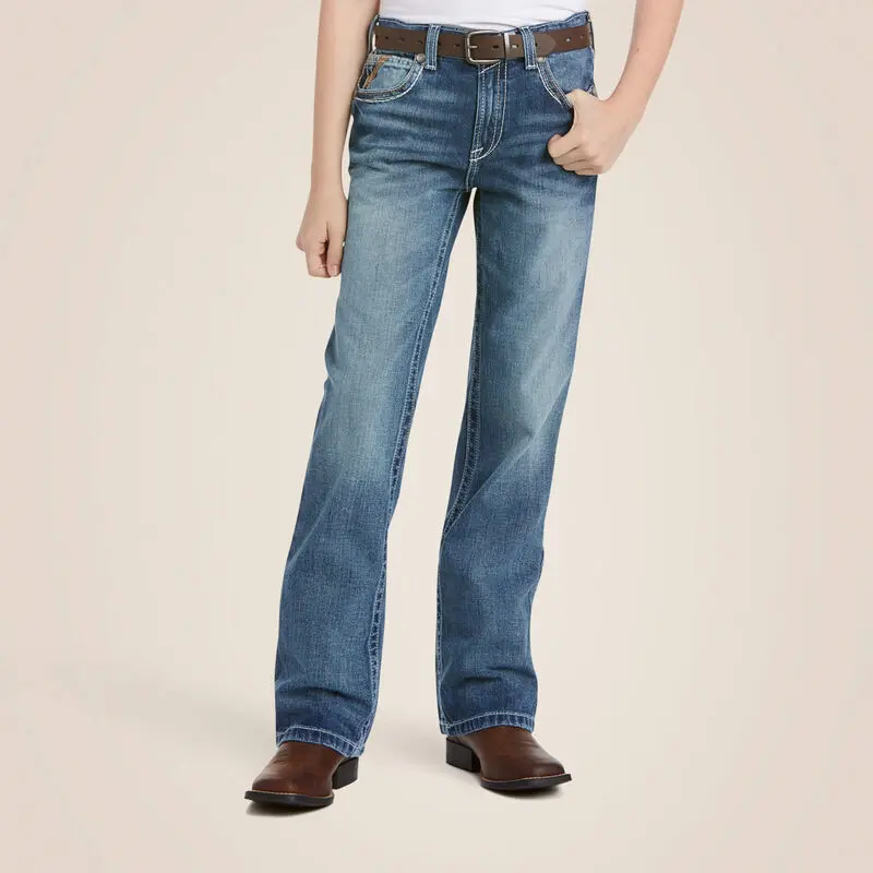 Ariat Boys B4 Relaxed Fit Denim - Durango