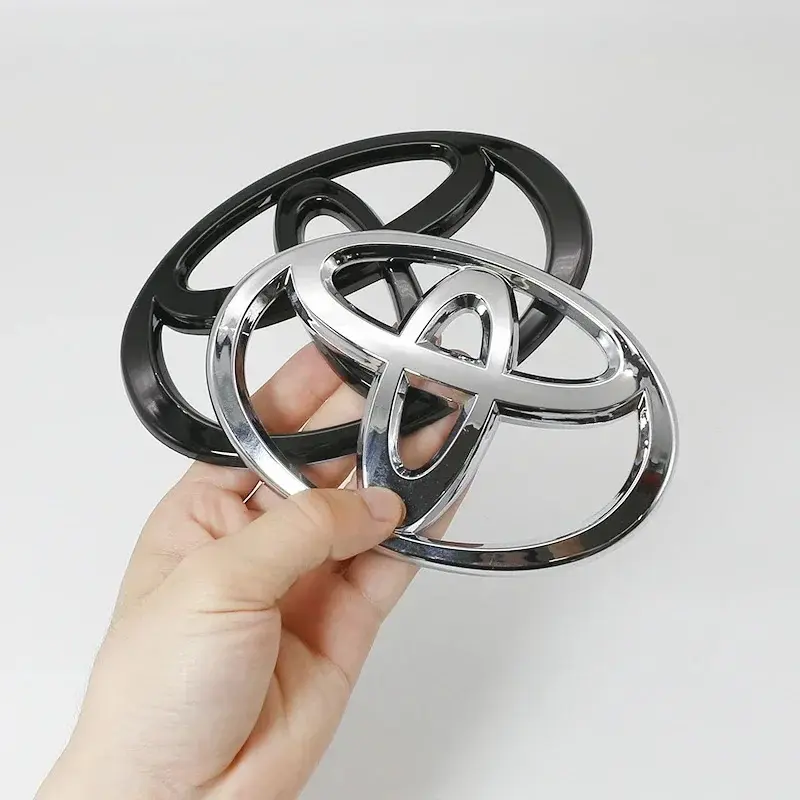 1Pc ABS Car Logo 3D For Toyota Car series Corolla Camry RAV4 Front Head Grill Hood Bonnet Emblem Rear Tail Bumper Trunk Badge