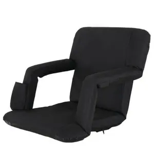 JupiterForce Wide Stadium Seats Chairs For Bleachers w/Back Cushion 5 Reclining Position