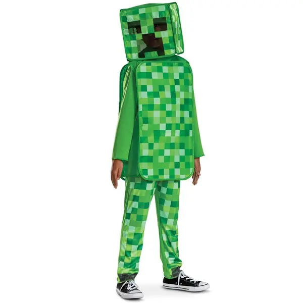 Kid's Classic Minecraft Creeper 'Pop Out' Costume